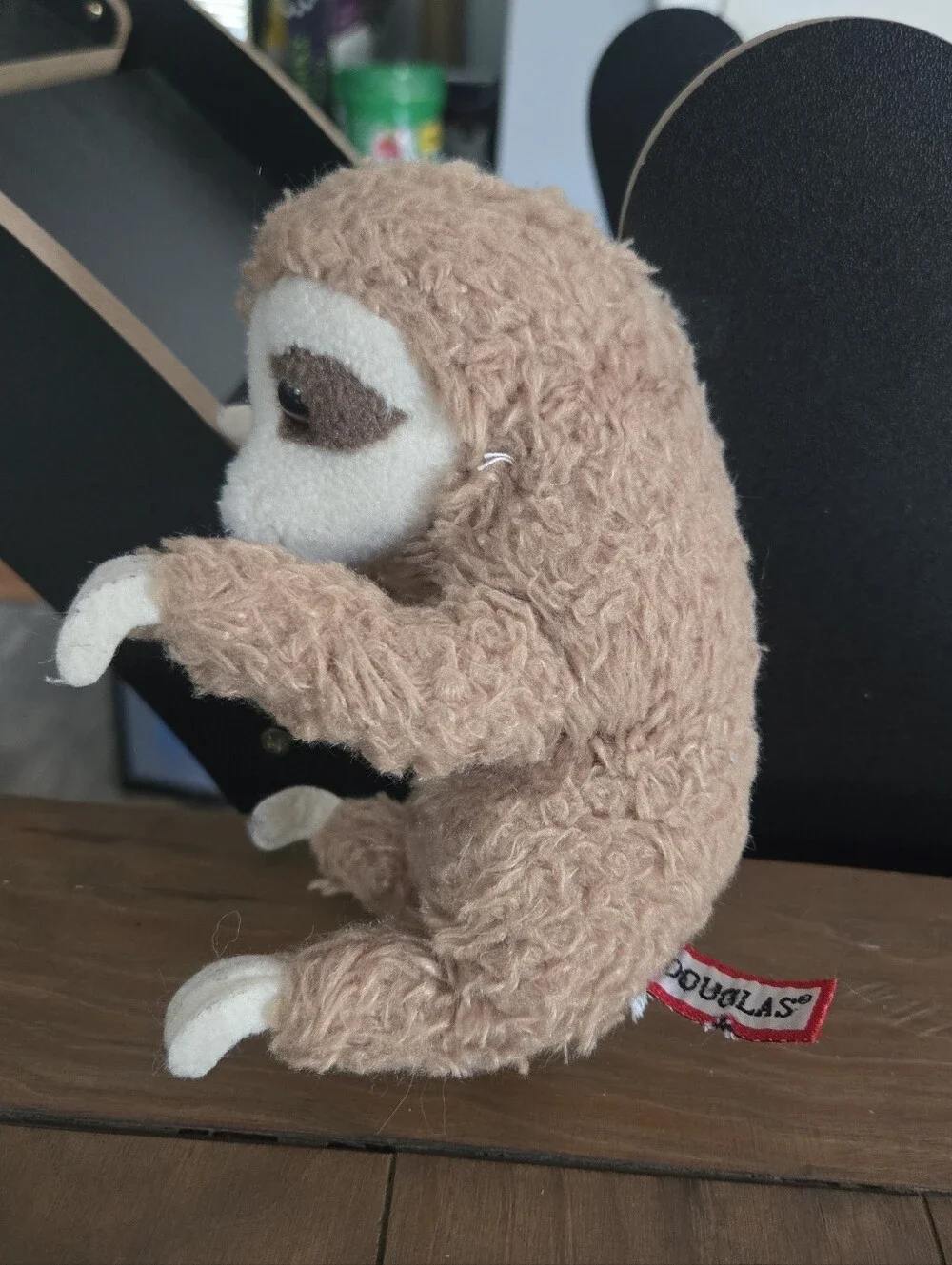 Douglas Plush Brown Three Toed Sloth Stuffed Animal